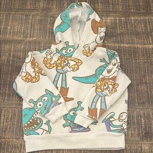 Disney Toy Story Character Hoodie - White and Teal Woody